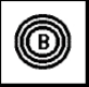Brockway Trademark B in double circle Registered in 1925