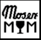 Moser Trademark (cursive with stem or wine glass)