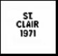 St. Clair Glass Trademark St. Clair 1971