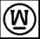 Westinghouse Trademark (underlined W in circle)